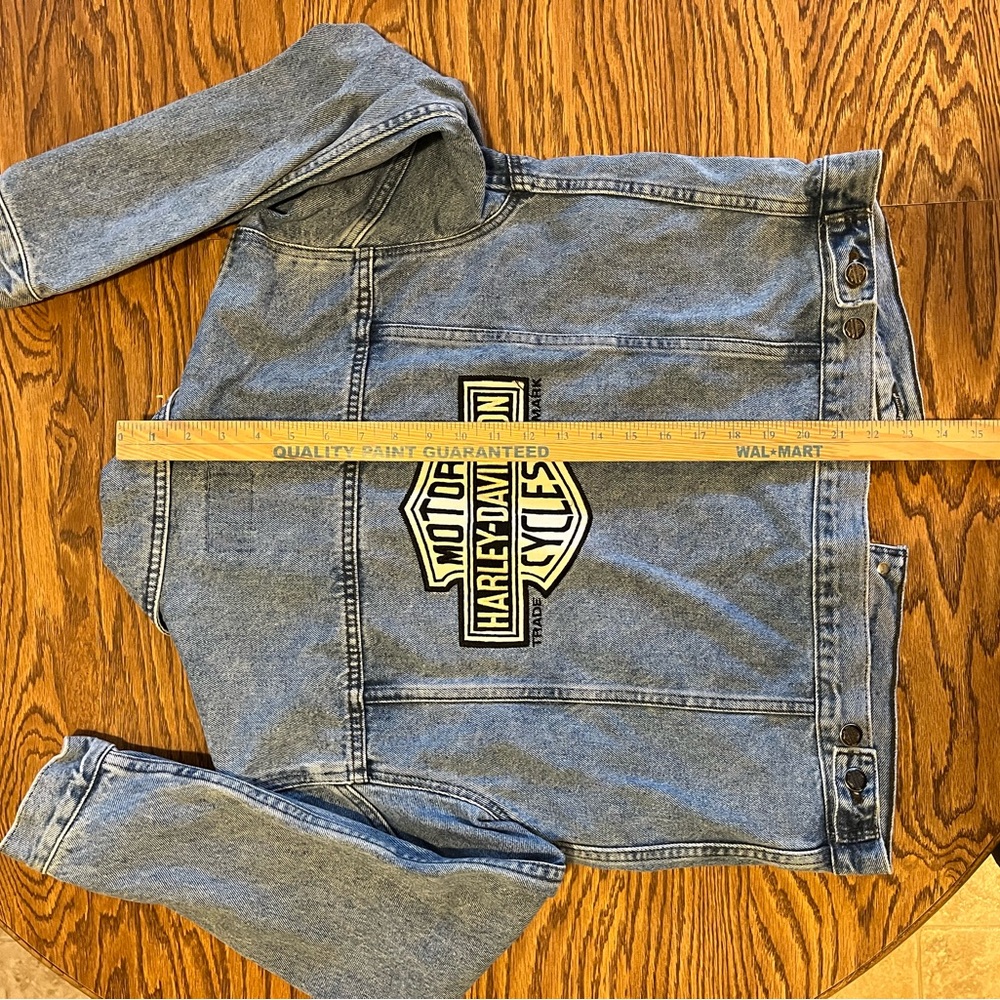 Harley-Davidson Denim Jacket With Patch - image 2